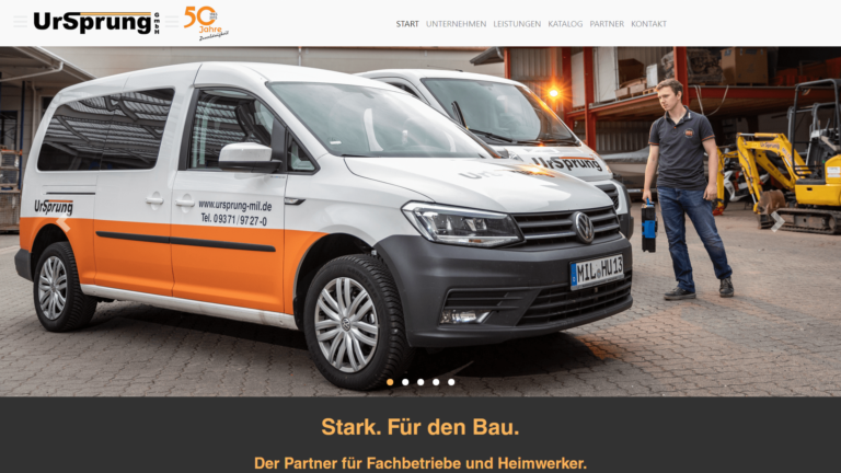 Webseite Ursprung GmbH